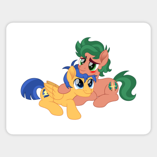 Flash and Timer cuddling Sticker